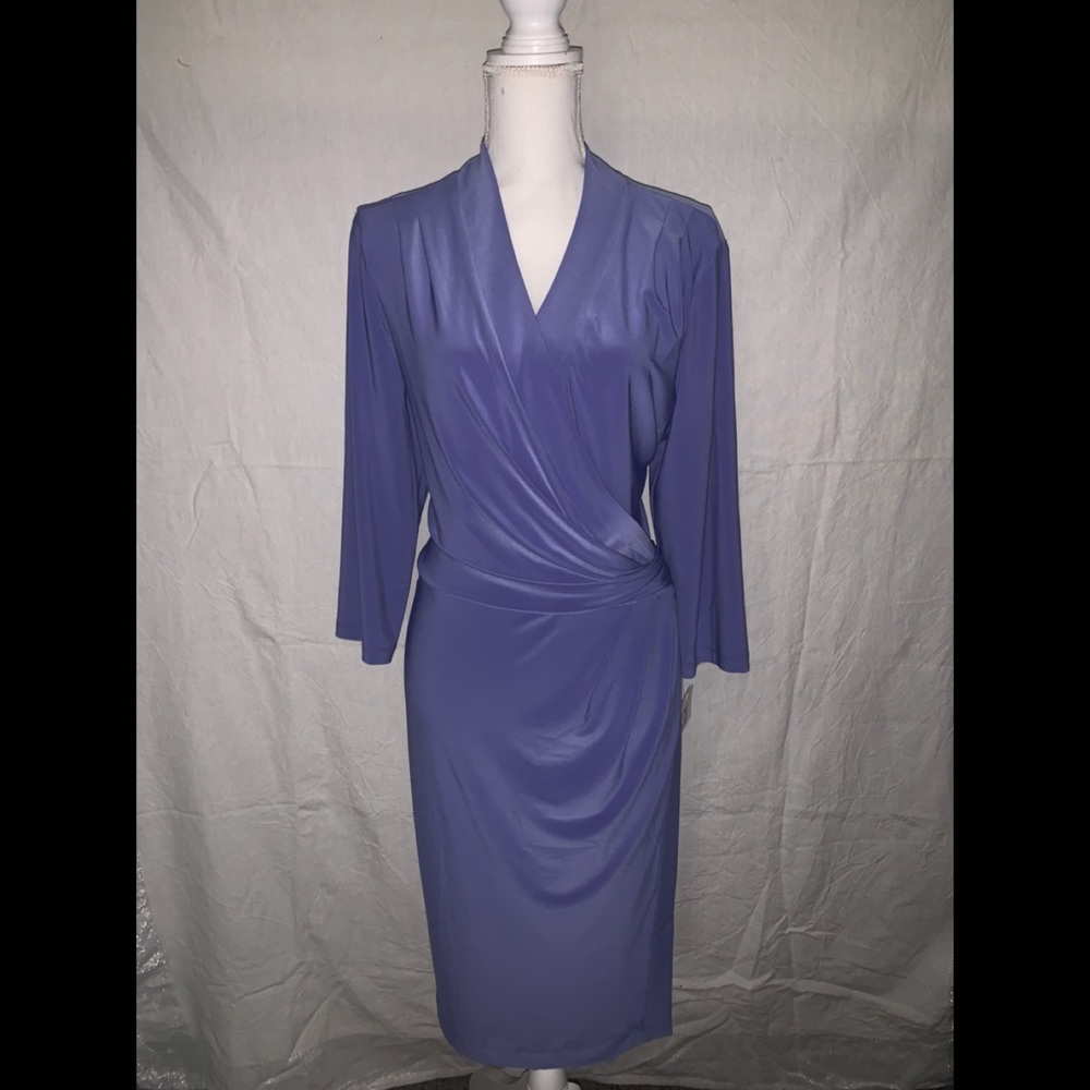 NWT Anne Klein Purple Dress